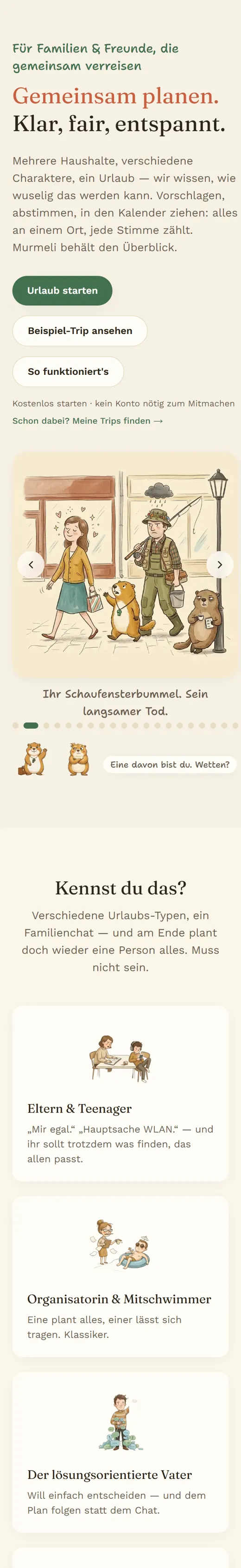 planaway.ch – Startseite